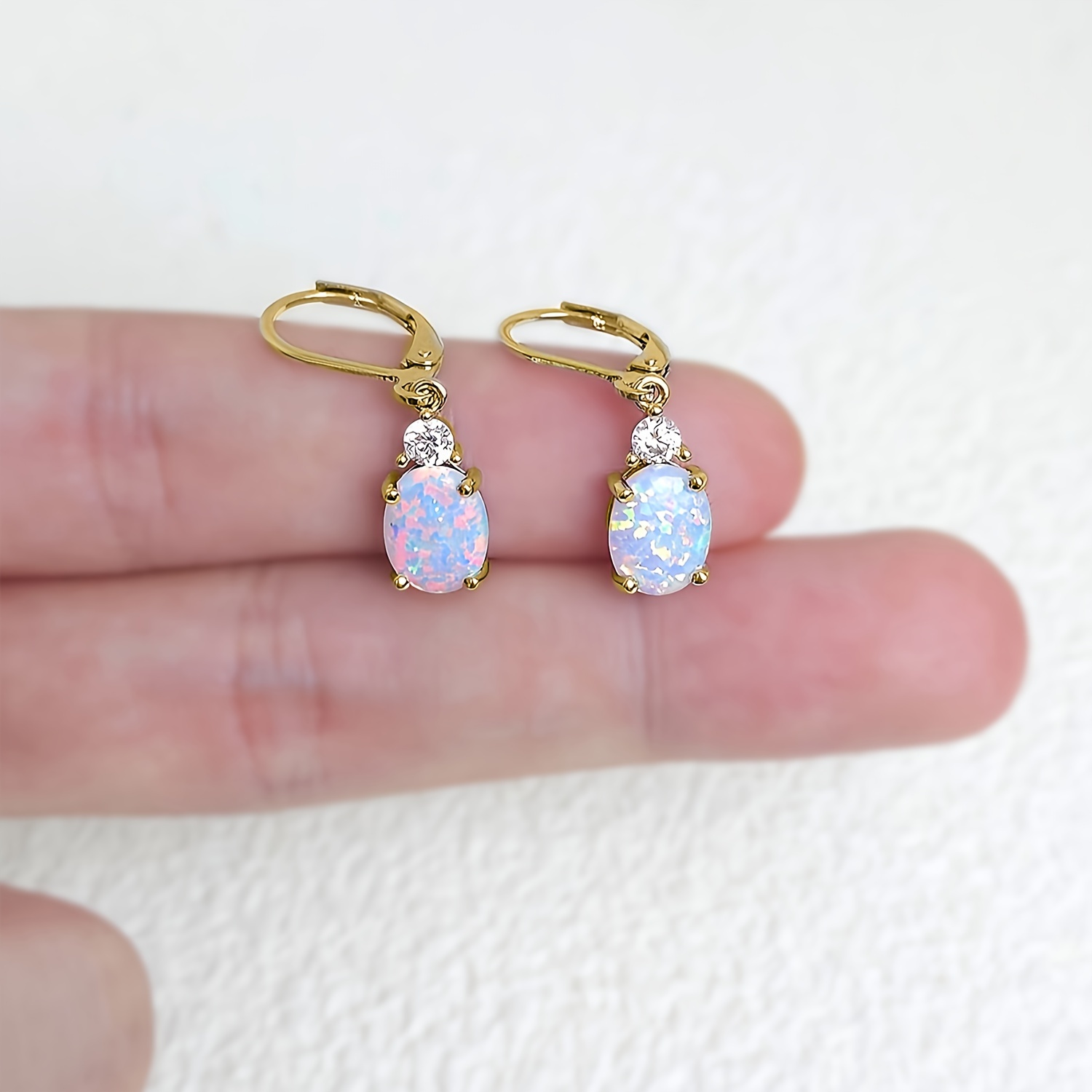 Opal Earrings Dangle - [Boho-Chic| Elegant] Valentine's Day Gift| Elegant