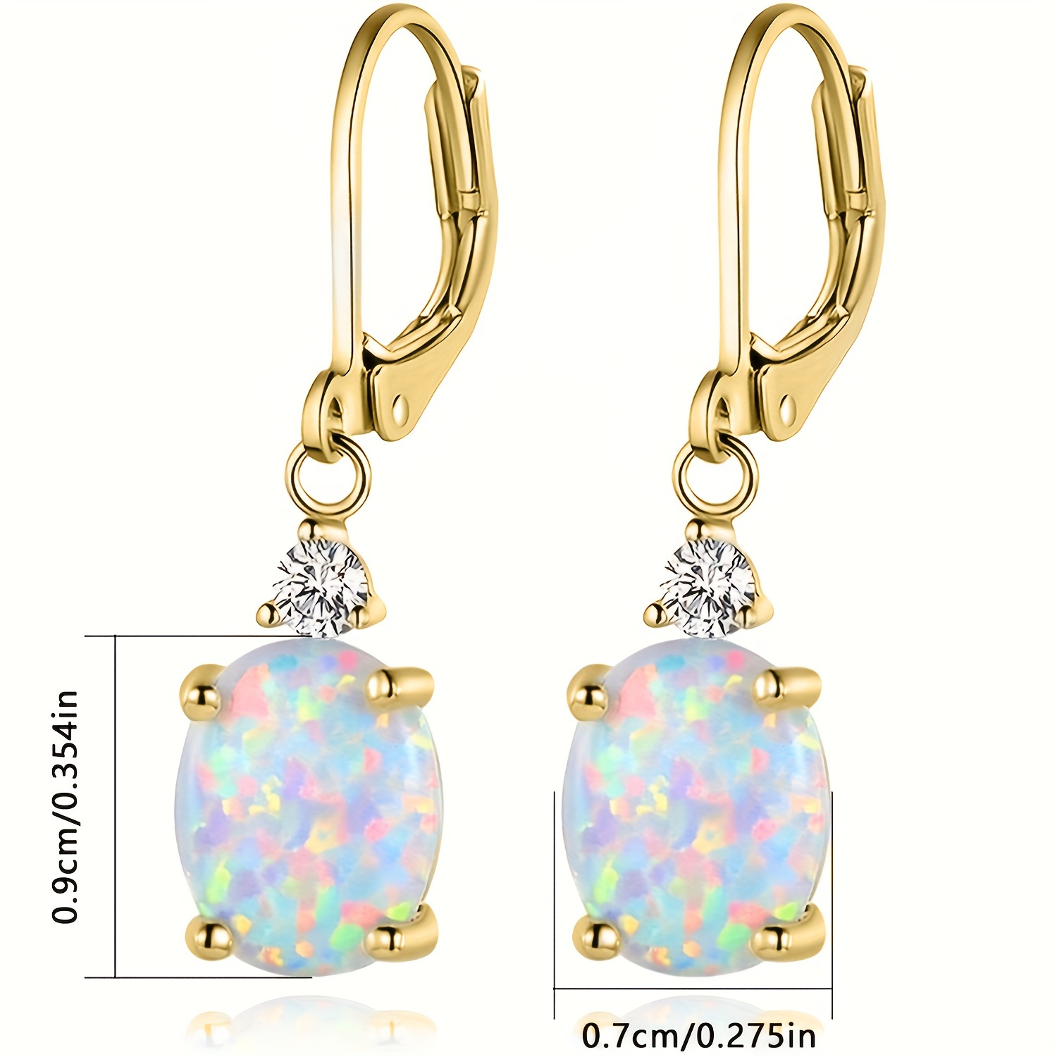 [Boho-Chic| Elegant] Valentine - đánh giá và giá Opal Earrings Dangle