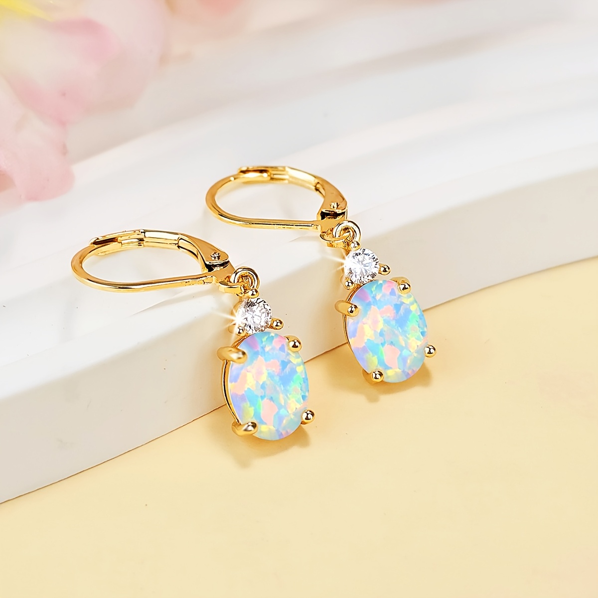 [Boho-Chic| Elegant] Valentine - đánh giá và giá Opal Earrings Dangle