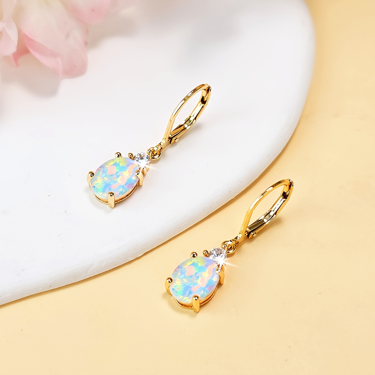 [Boho-Chic| Elegant] Valentine - đánh giá và giá Opal Earrings Dangle