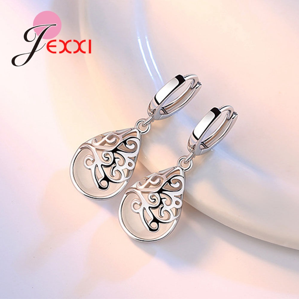 Genuine 925 Sterling Silver Mo - đánh giá và giá Opal Earrings Dangle