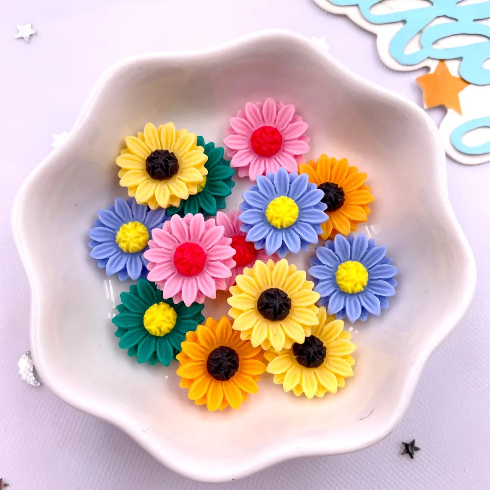 30Pcs Resin Colorful 15mm Sunf - đánh giá và giá Paradise Jewelry & Watches Llc