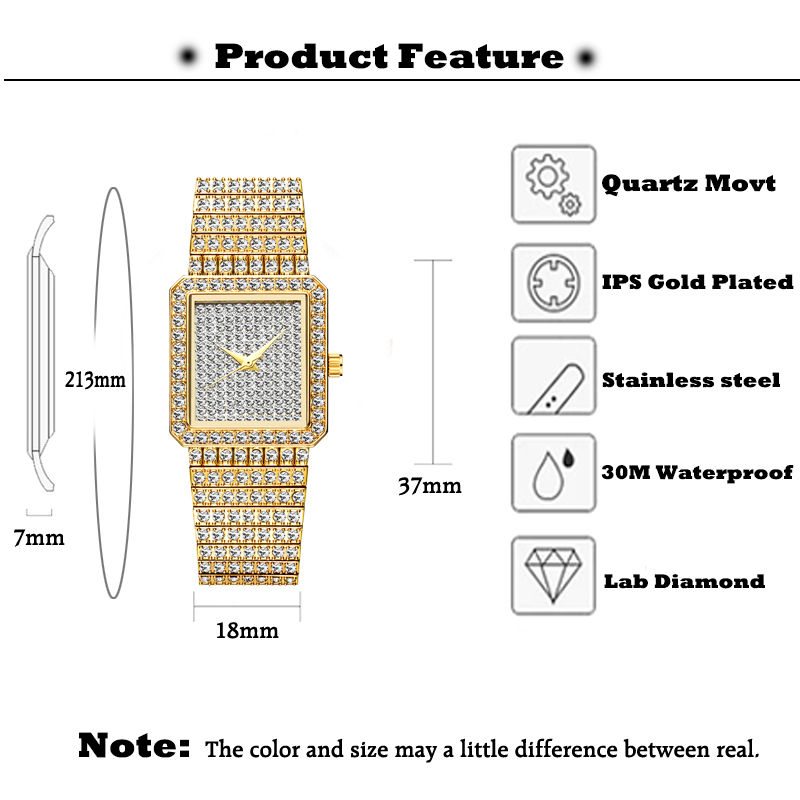 MISSFOX Kim Cương Cho Phụ Nữ C - đánh giá và giá Jewelry Watches Gold