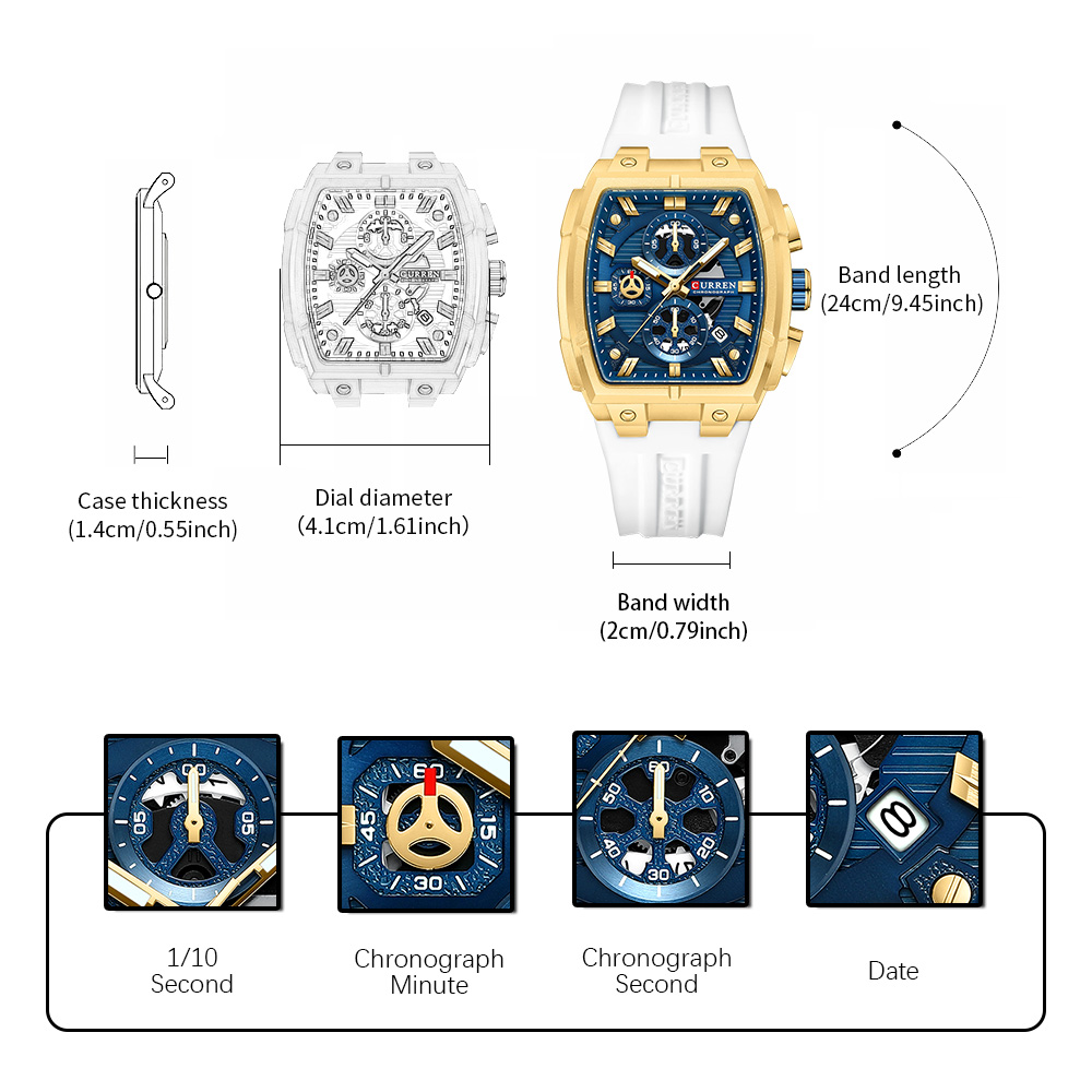 CURREN Luxury Vintage Watch fo - đánh giá và giá Jewelry And Watches