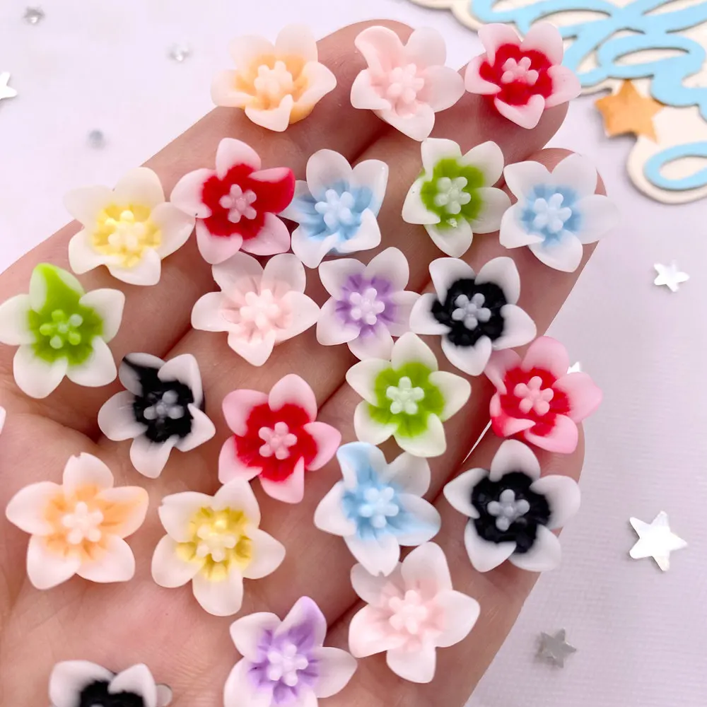 50pcs Resin 13mm Colorful 3D M - đánh giá và giá Paradise Jewelry & Watches Llc