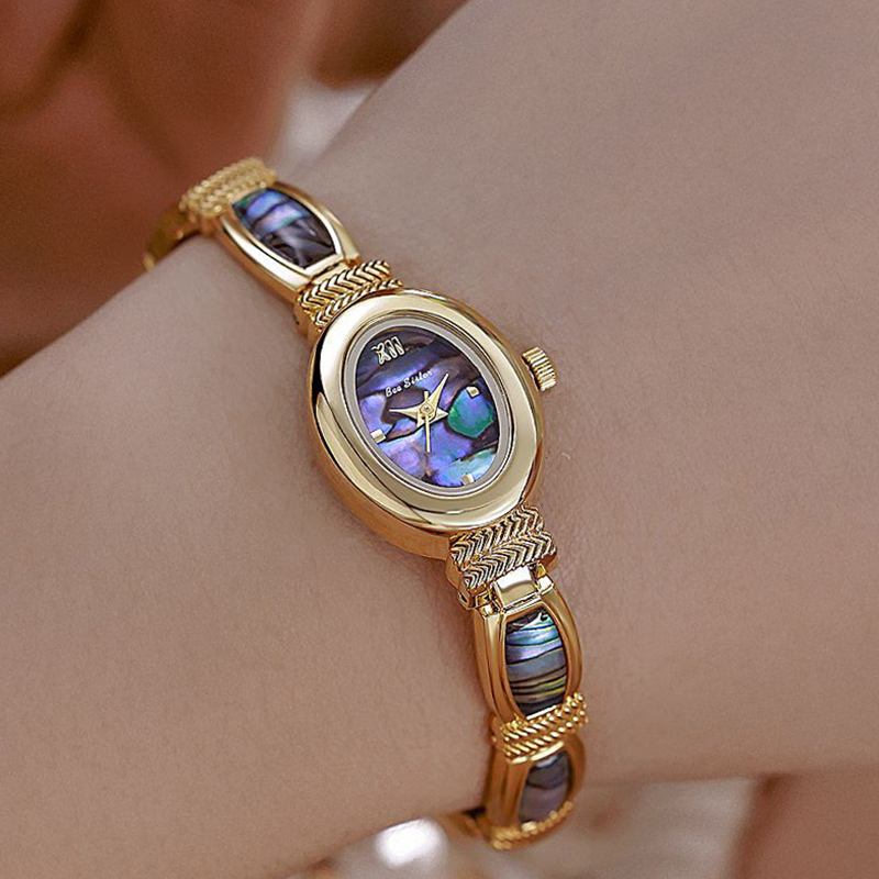 Oval Dial Women Bracelet Watch - đánh giá và giá Jewelry Watches Gold