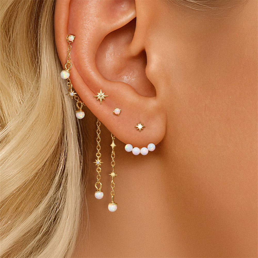 CANNER 1PC 925 Sterling Silver - đánh giá và giá Opal Earrings Dangle