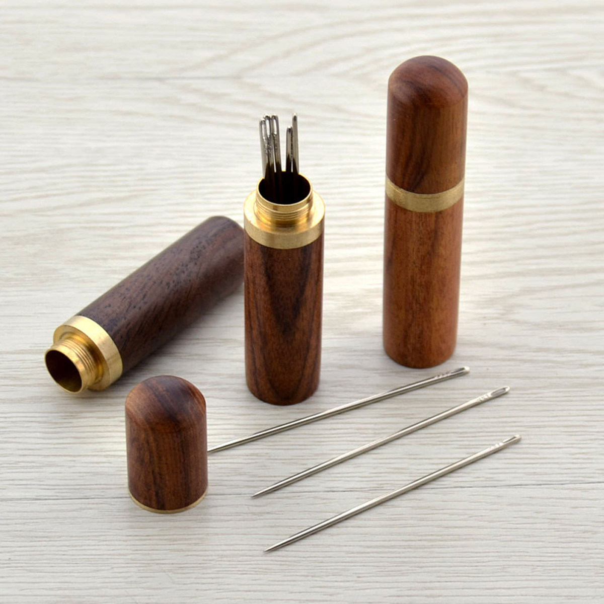 2Pcs Wooden Needle Storage Box - đánh giá và giá Jewelry Watches Box