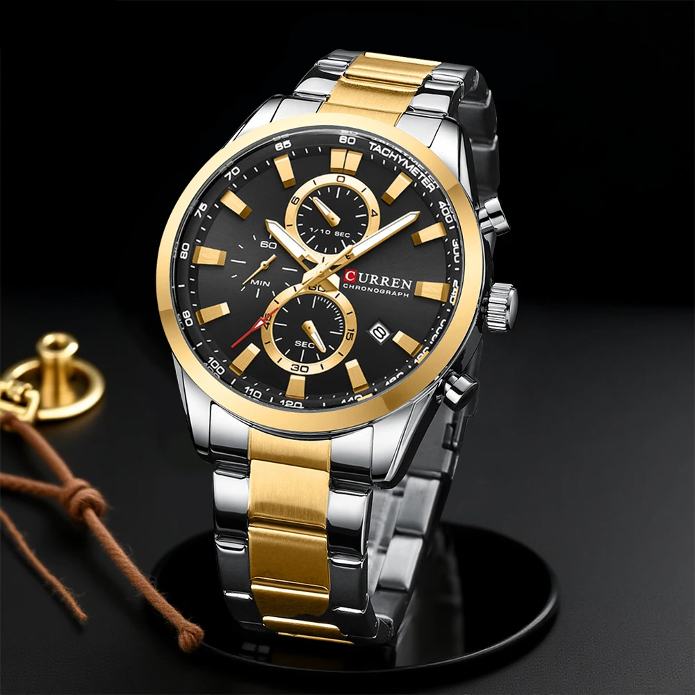 CURREN Casual Quartz Chrono Sp - đánh giá và giá Jewelry And Watches