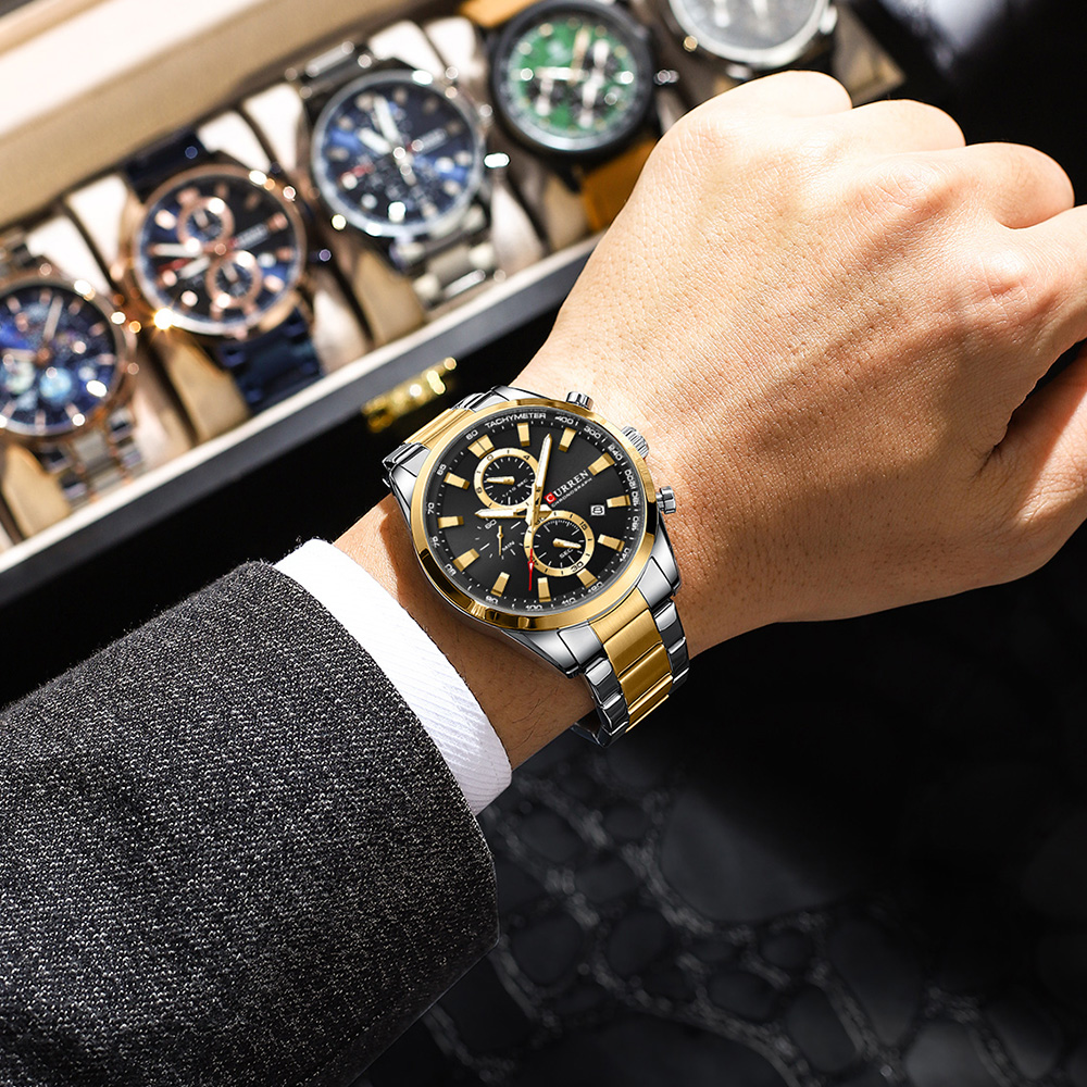 CURREN Casual Quartz Chrono Sp - đánh giá và giá Jewelry And Watches