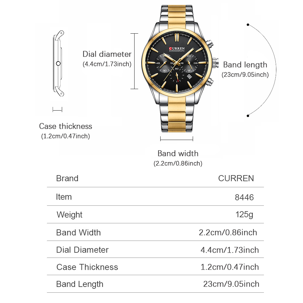 CURREN Casual Quartz Chrono Sp - đánh giá và giá Jewelry And Watches