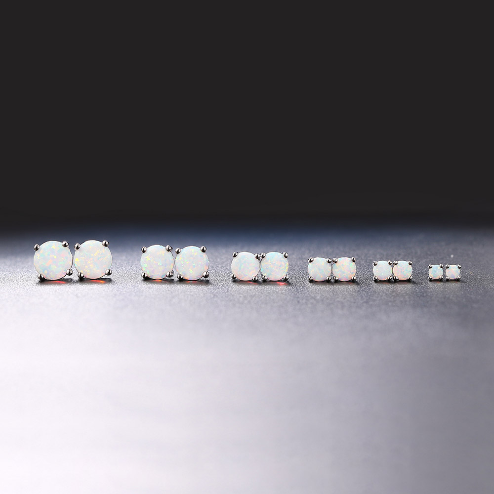 Simple Women's Stud Earrings W - đánh giá và giá Opal Earrings Dangle