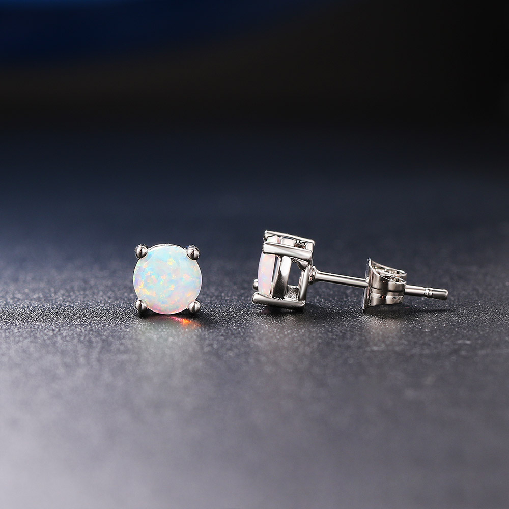 Simple Women's Stud Earrings W - đánh giá và giá Opal Earrings Dangle