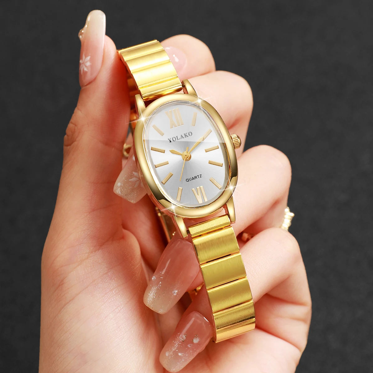 Fashion Irregular Dial Women Q - đánh giá và giá Jewelry Watches Gold