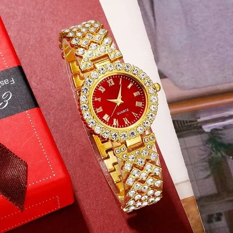 Golden Luxury Watch Women Ring - đánh giá và giá Jewelry Watches Gold