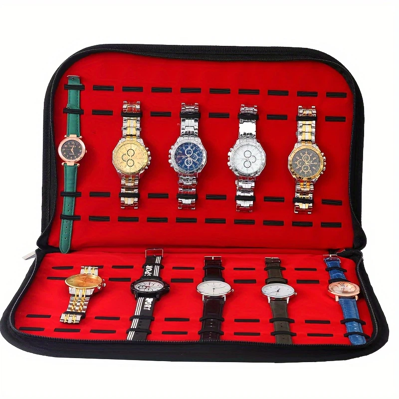 20 Slots Watch Storage Bag Con - đánh giá và giá Jewelry Watches Box