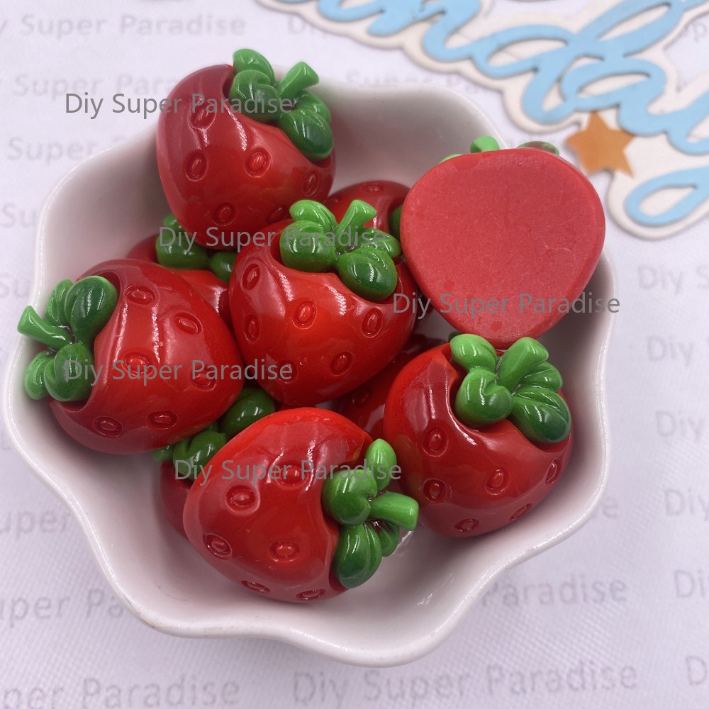 8PCS Resin Kawaii Colorful Red - đánh giá và giá Paradise Jewelry & Watches Llc