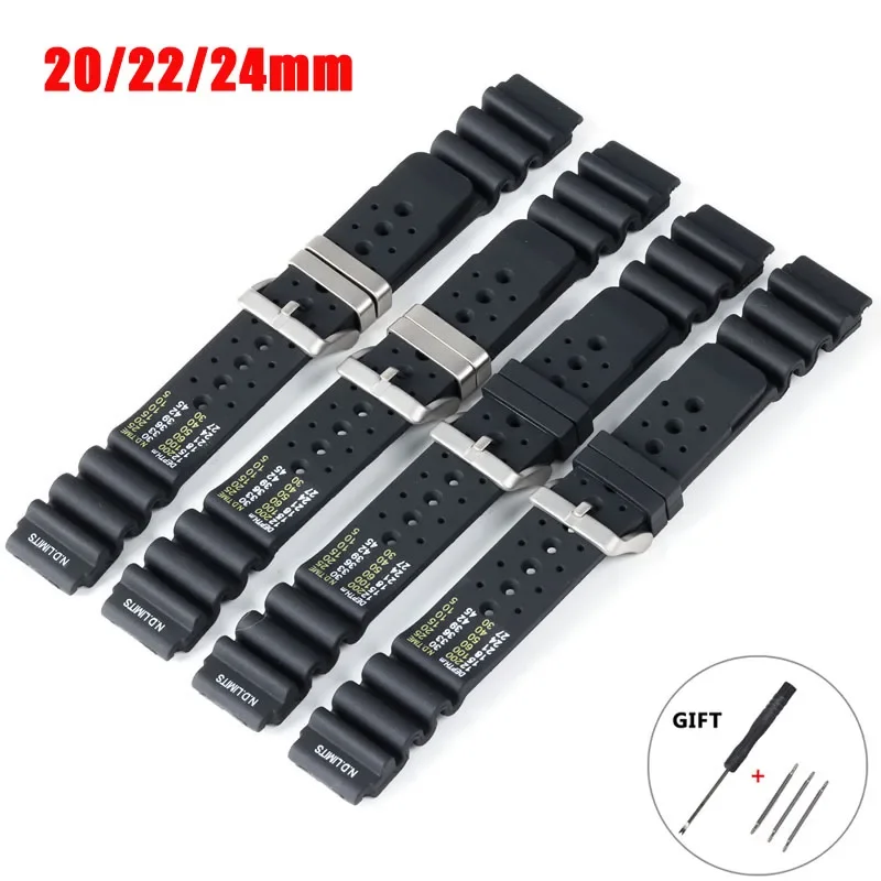 Diving Silicone Strap for Seik - đánh giá và giá Citizen Watch Promaster