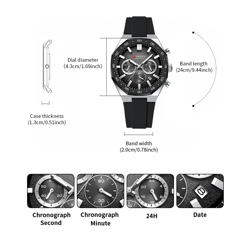 CURREN Fashion Casual Men Spor - đánh giá và giá Jewelry And Watches