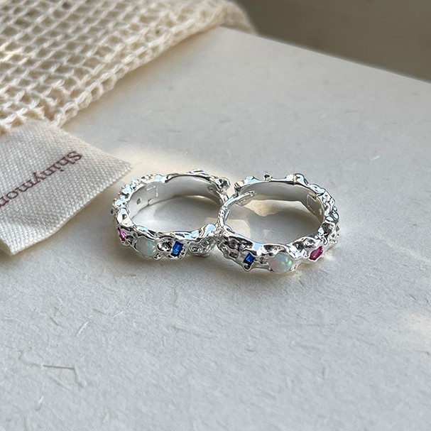 925 Sterling Silver Opal Hoop  - đánh giá và giá Opal Earrings Dangle