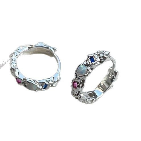 925 Sterling Silver Opal Hoop  - đánh giá và giá Opal Earrings Dangle