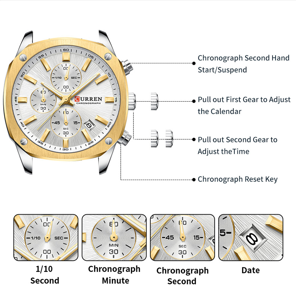 CURREN Modern Men's 42mm Sport - đánh giá và giá Jewelry And Watches