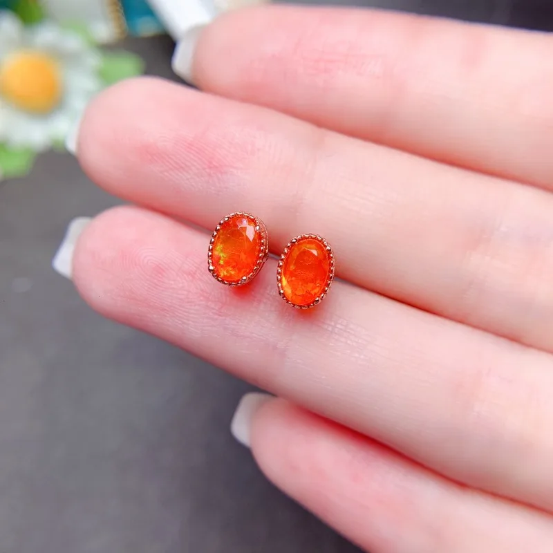 Orange Fire Opal Rare Earrings - đánh giá và giá Opal Earrings Dangle